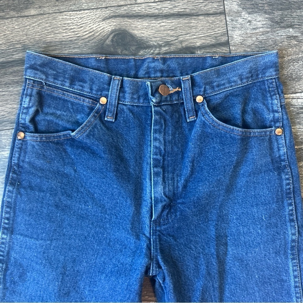 Wrangler Classic Original Cowboy Cut 936 Men's Blue Denim Jeans Size 29x33 - Picture 4 of 5